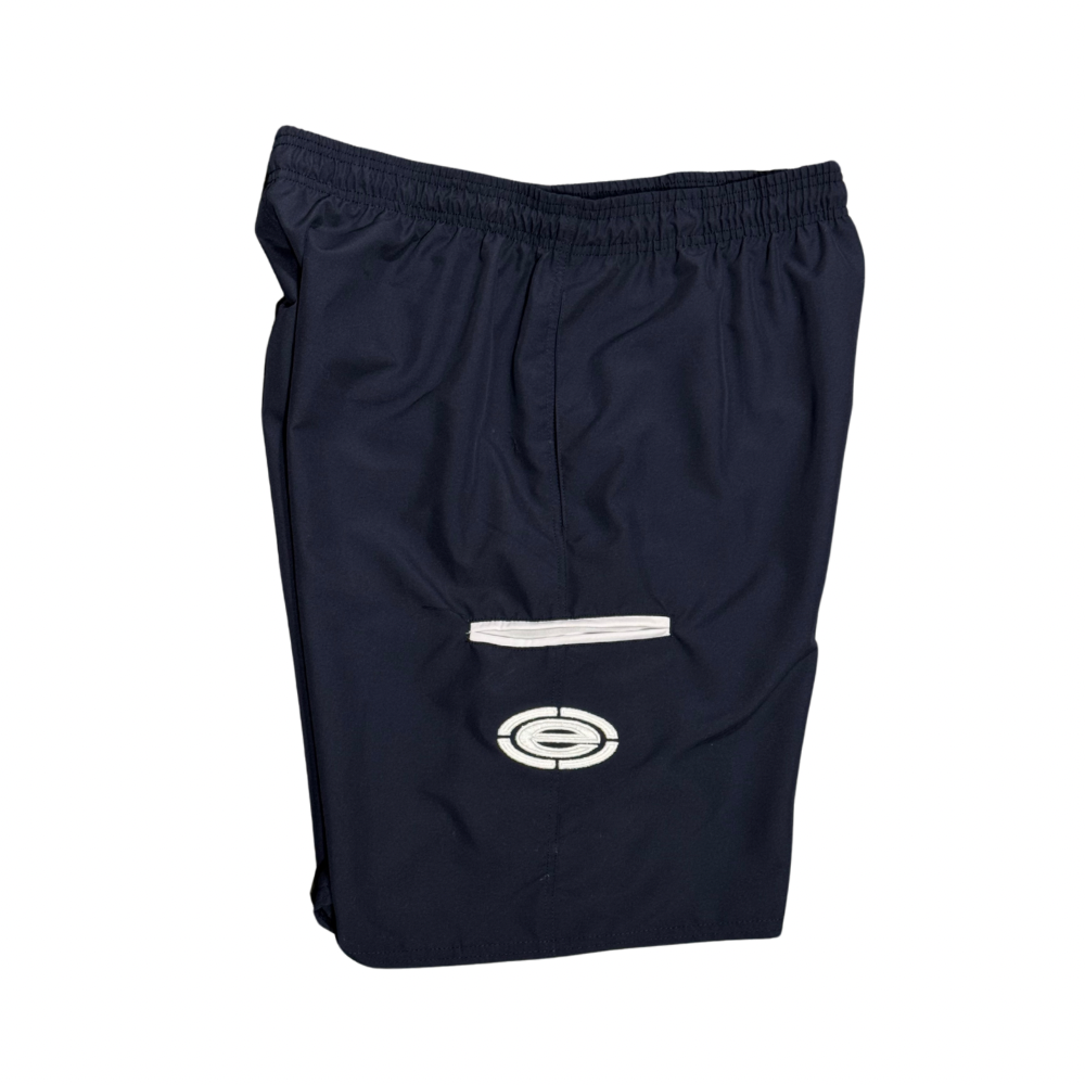 Elite Shorts – Men’s ES 251 Microfiber (White/Navy)