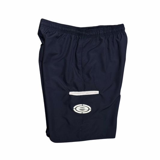 Elite Shorts – Men’s ES 251 Microfiber (White/Navy)