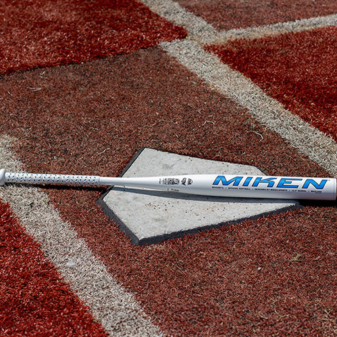 2024 Miken KP23 White Blue 1PC 12.5" Maxload USSSA Slowpitch Softball Bat MSU4KP1L