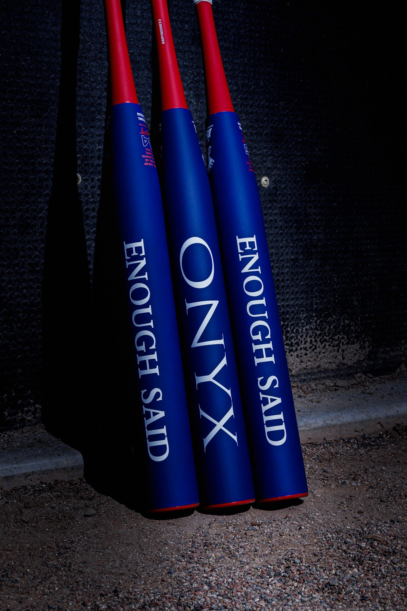 2026 Onyx Enough Said Blue Red White End Load Senior Softball Slowpitch Bat