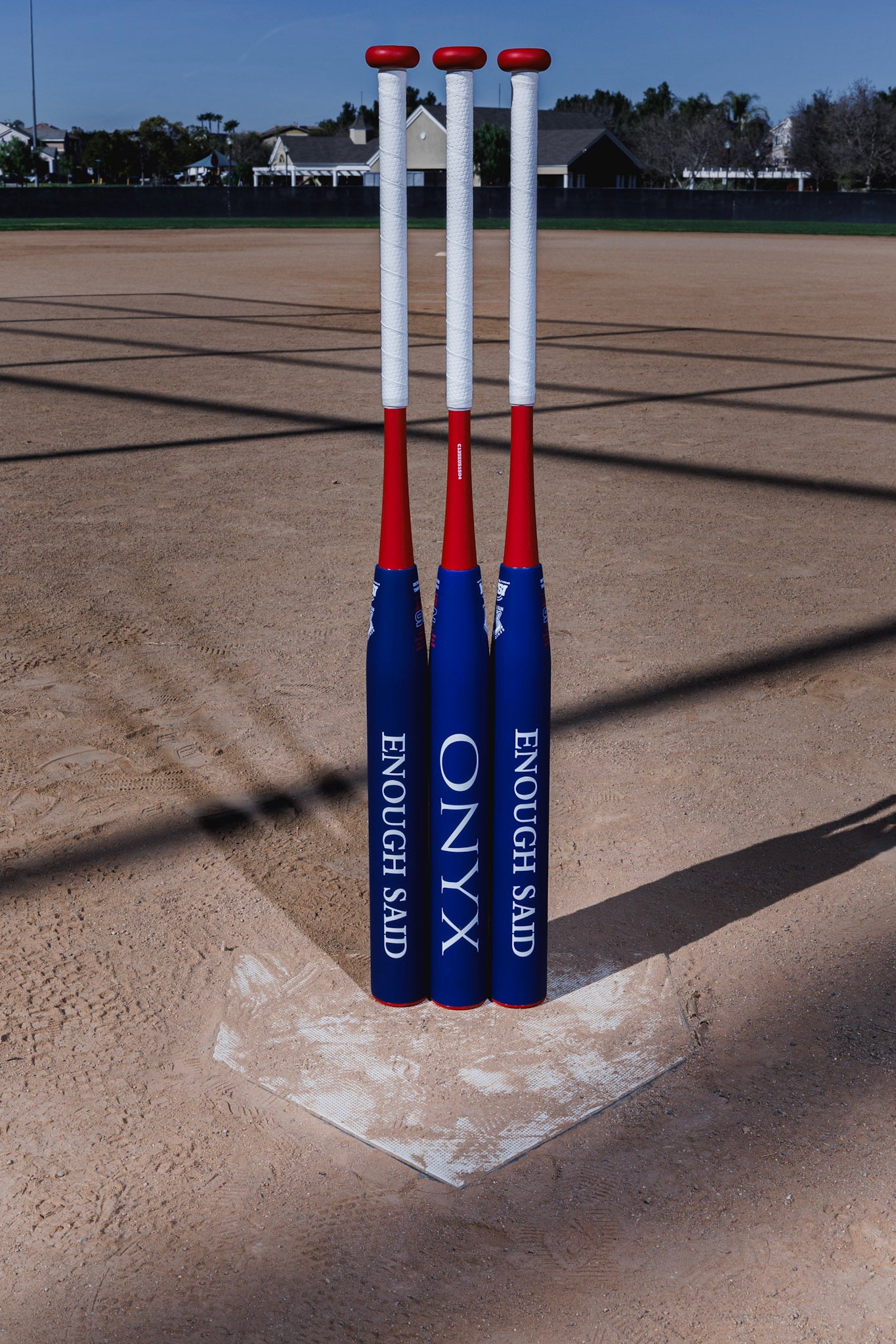2026 Onyx Enough Said Blue Red White End Load Senior Softball Slowpitch Bat