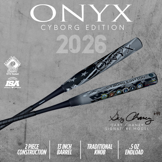 2026 Onyx Cyborg Edition (Gary Chaney Signature) Senior Softball Slowpitch Bat