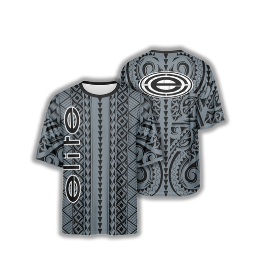 Elite Men's Jersey - ESD 814 Island Poly Tribal (Charcoal)