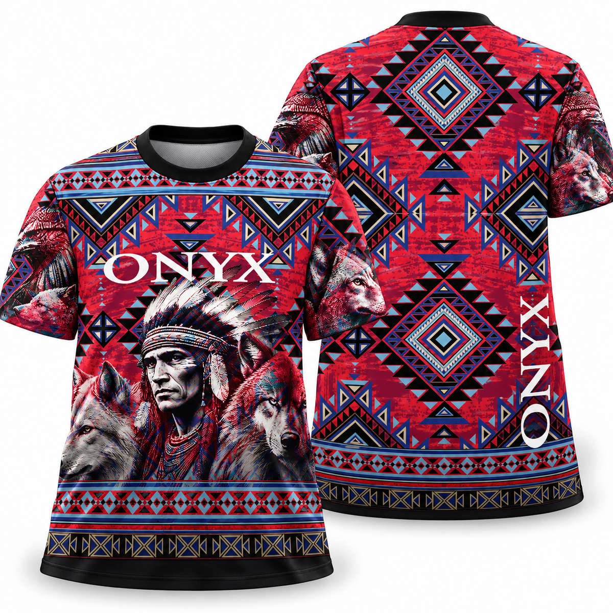 Onyx Men's Jersey - ESD 1520 Red Native