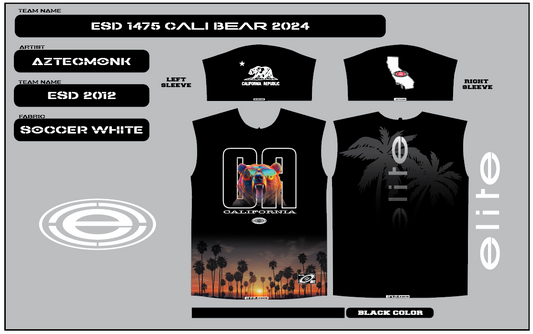 Elite Men's Jersey - ESD 1475 Cali Bear
