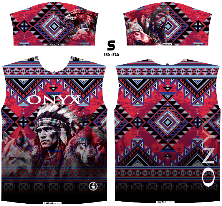 Onyx Men's Jersey - ESD 1520 Red Native