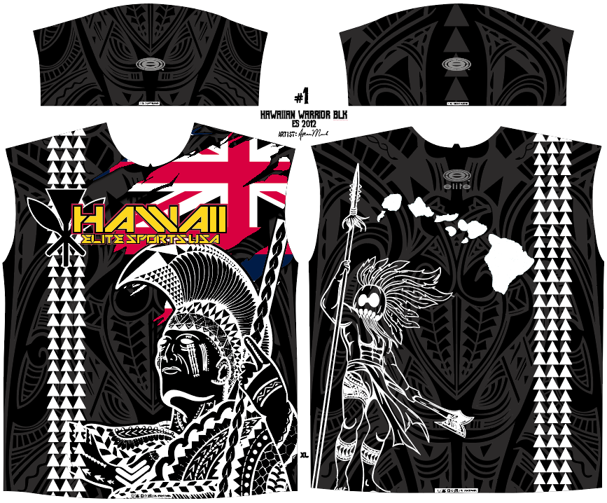 Elite Men's Jersey - ESD 1605 Hawaiian Warrior