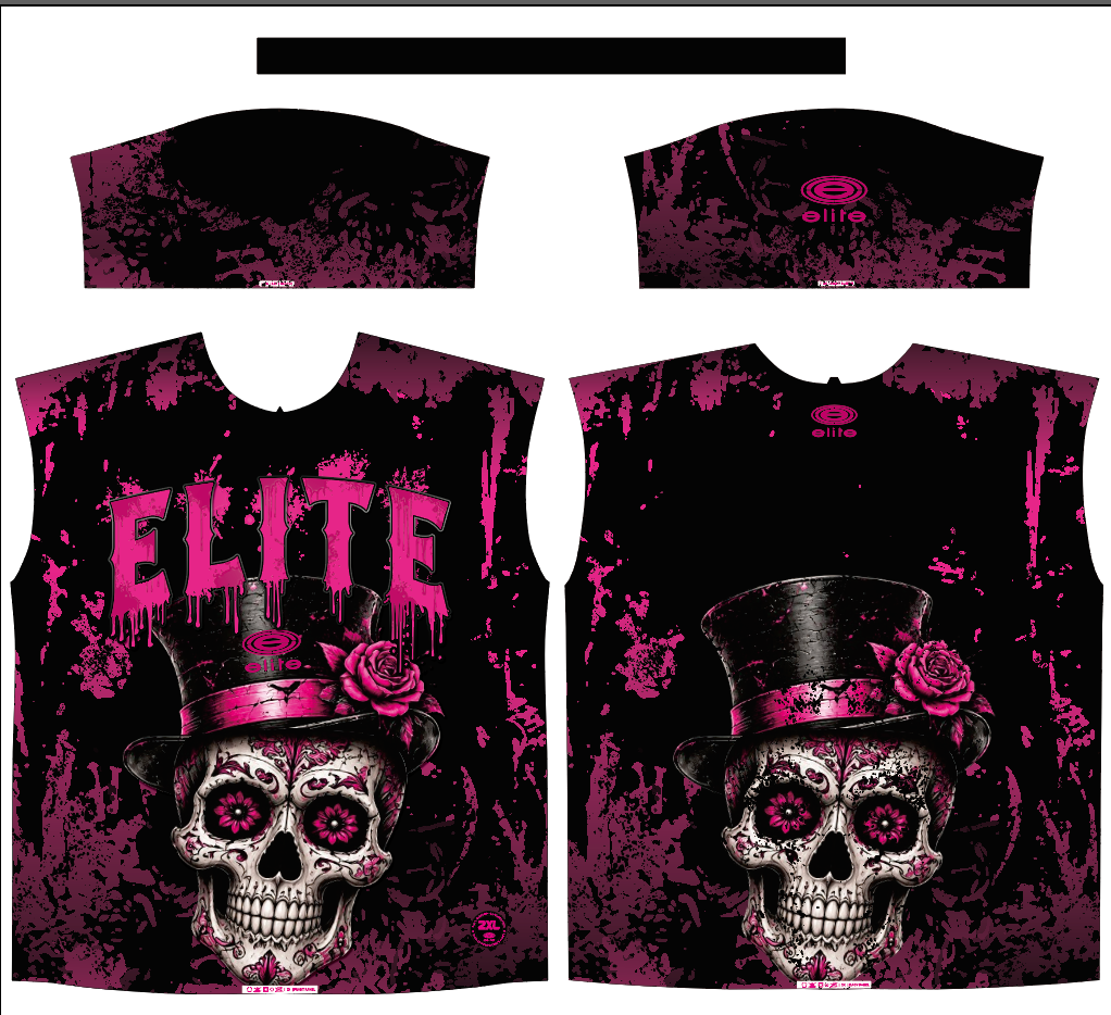 Elite Men's Jersey - ESD 1658 Pink Skull