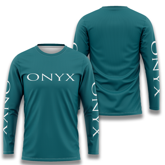 Onyx Mens Long Sleeve Jersey – Onyx Teal