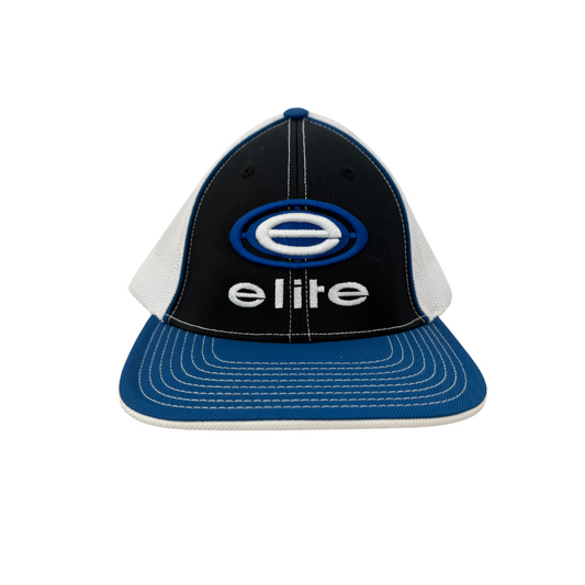 Elite Hat - Black/Royal/White Royal White Elite Logo