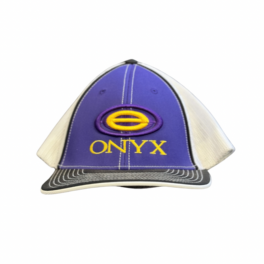 Elite Onyx Hat - Purple/White/Black Gold (Pacific 404M