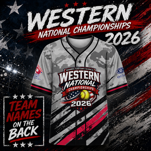 2026 SSUSA Western National Championships - Grey Fake Button Shortsleeve